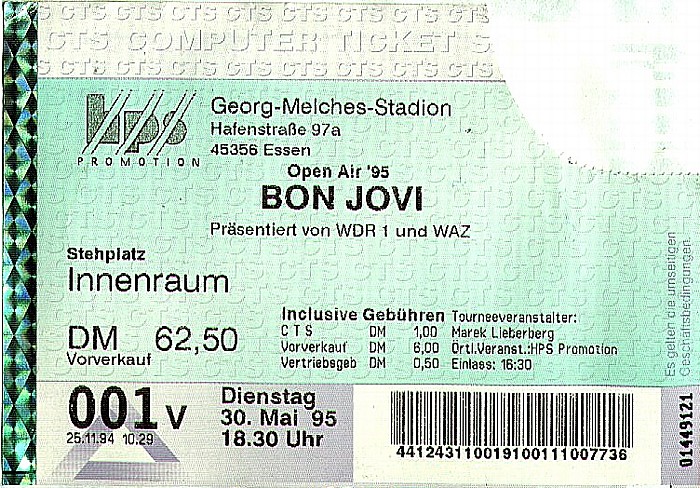 Essen Georg-Melches-Stadion: Bon Jovi