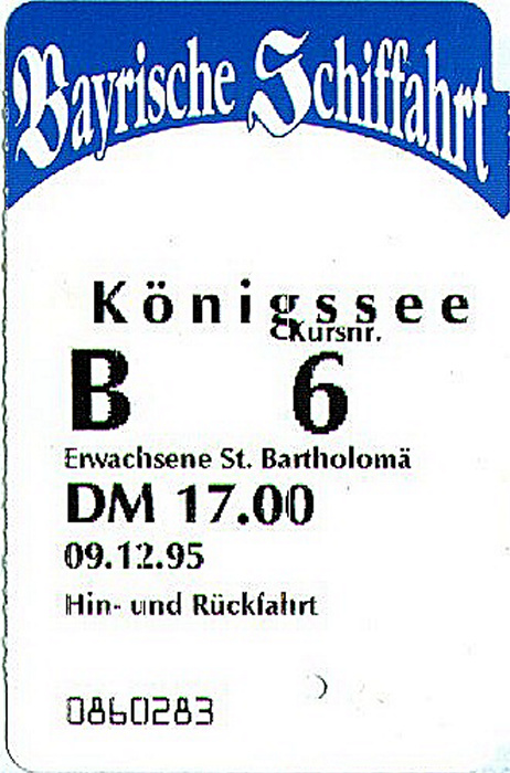Bootsfahrt Königssee - St. Bartholomä - Königssee