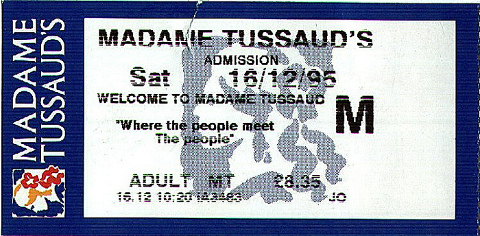 London Madame Tussaud's Wachsfigurenkabinett Madame Tussauds