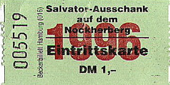 München Nockherberg: Salvator-Ausschank