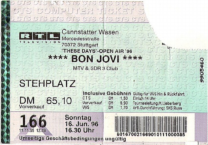 Stuttgart Cannstatter Wasen: Bon Jovi