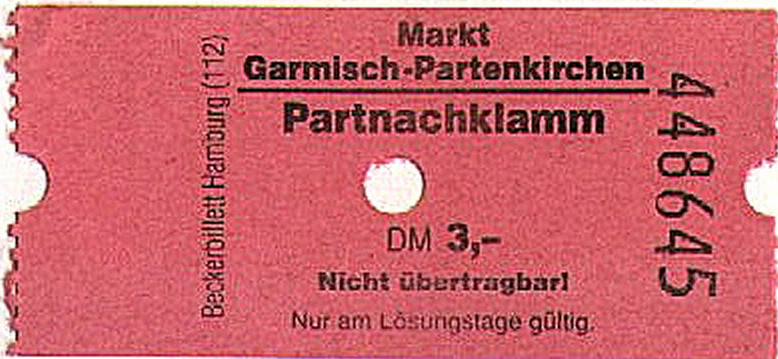 Garmisch-Partenkirchen Partnachklamm