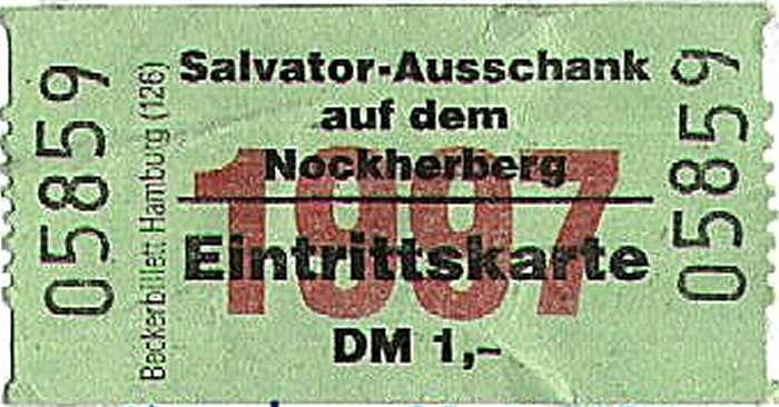 München Nockherberg: Salvator-Ausschank