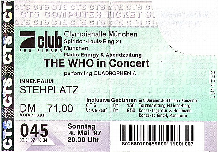 Olympiahalle: The Who München