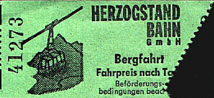 Bergfahrt Herzogstandbahn