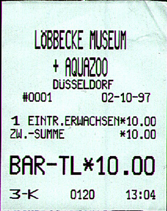 Düsseldorf Löbbecke Museum + Aquazoo