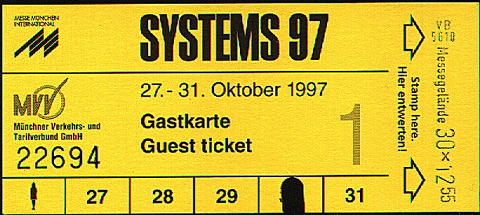 München Messe Theresienhöhe: Systems 97