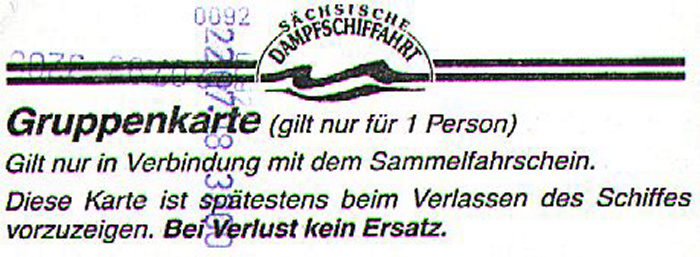 Elbe-Schifffahrt Bad Schandau - Rathen - Bad Schandau