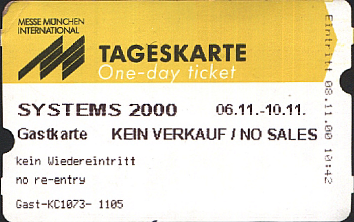 Neue Messe München: Systems 2000