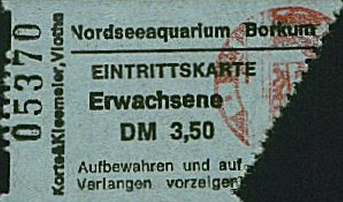 Borkum Nordseeaquarium Nordsee-Aquarium