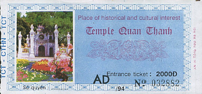 Hanoi Quan Thanh-Tempel