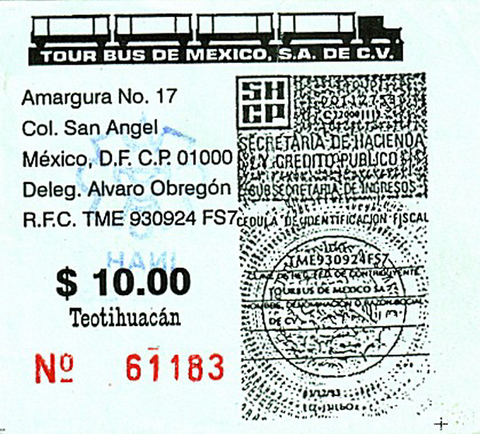 Teotihuacán Tourbus