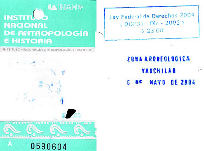 Yaxchilán Ausgrabungsstätten