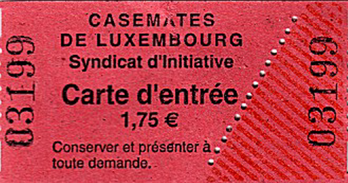 Luxemburg Bock-Kasematten