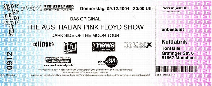 München Tonhalle: The Australian Pink Floyd Show TonHalle