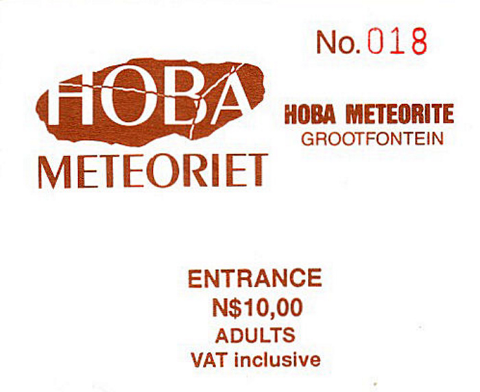 Otaviberge Hoba Meteorit Hoba-Meteorit