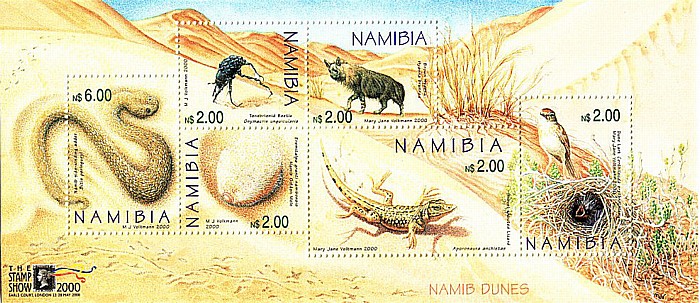 Briefmarkenblock Windhoek