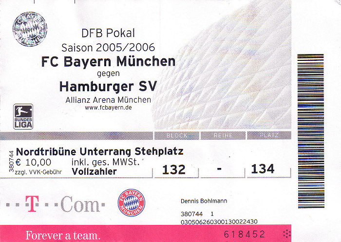 Allianz Arena: DFB-Pokal Achtelfinalspiel FC Bayern München - Hamburger SV