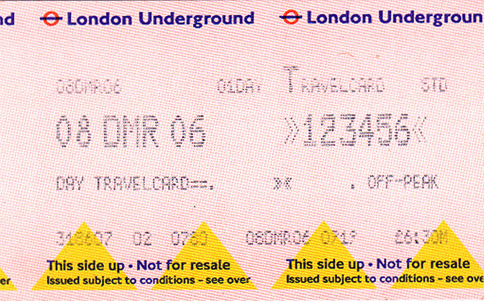 London 1 Day-Travelcard Zone 1-6