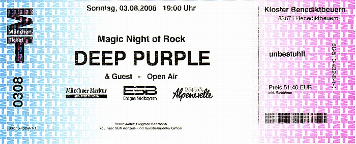 Benediktbeuern Kloster: Deep Purple (+ Feedback)