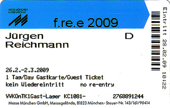 Neue Messe München: f.re.e 2009