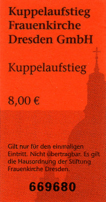 Dresden Frauenkirche: Kuppelaufstieg