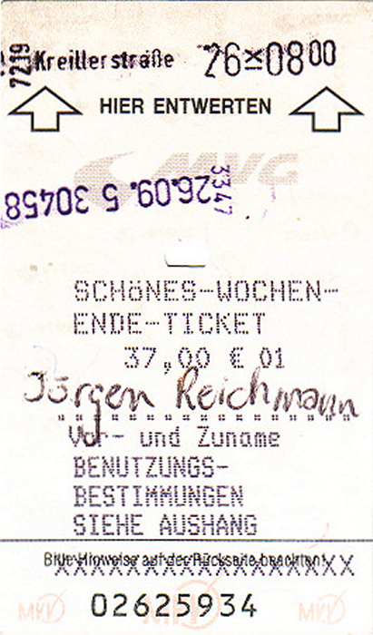Schönes-Wochenende-Ticket: München - Eichstätt / Eichstätt - München
