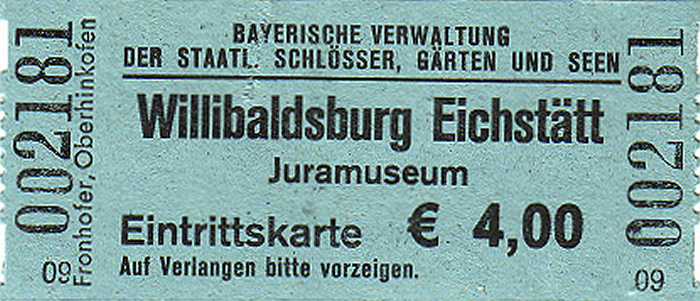 Eichstätt Willibaldsburg: Juramuseum