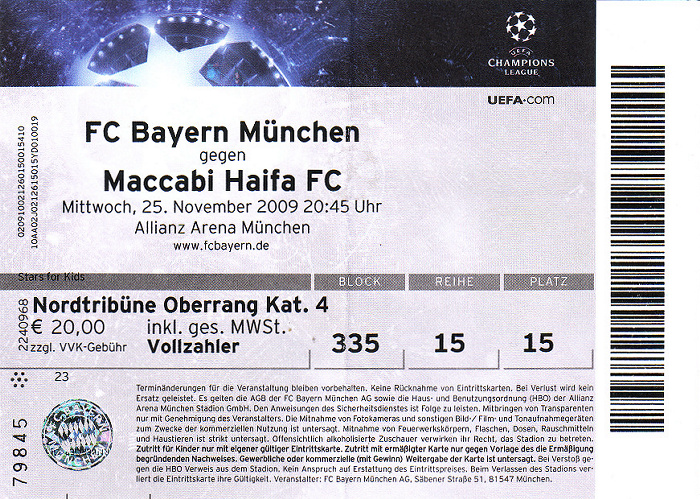 Allianz Arena: Champions League-Spiel FC Bayern München - Maccabi Haifa