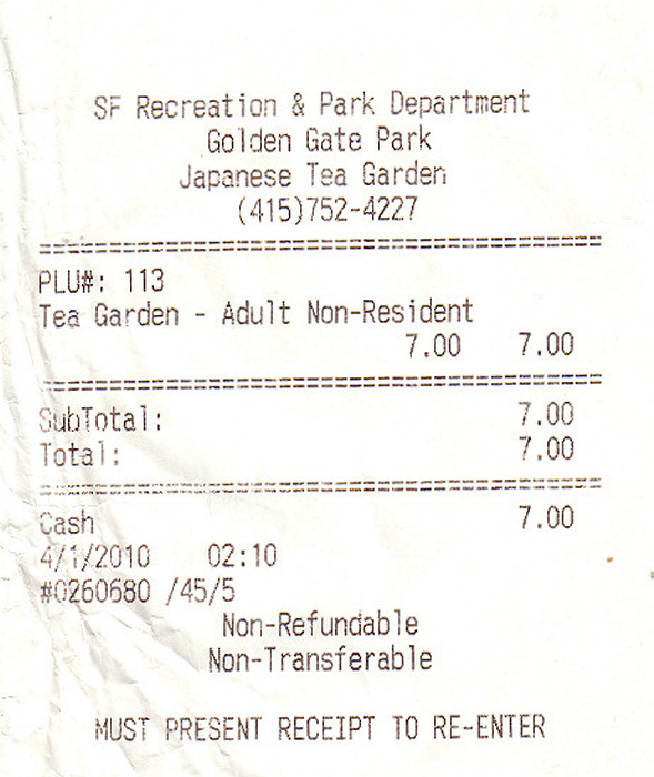 San Francisco Japanese Tea Garden (Golden Gate Park)