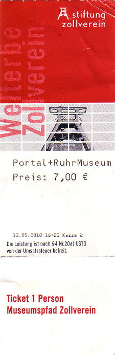 Essen Zeche Zollverein: Portal / RuhrMuseum Ruhr Museum