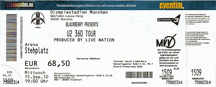 München Olympiastadion: U2