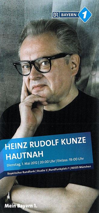 München BR Studio 2: Heinz Rudolf Kunze