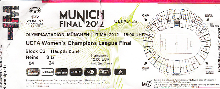 München Olympiastadion: UEFA Women's Champions League Final Olympique Lyon - 1. FFC Frankfurt