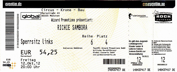 München Circus Krone: Richie Sambora