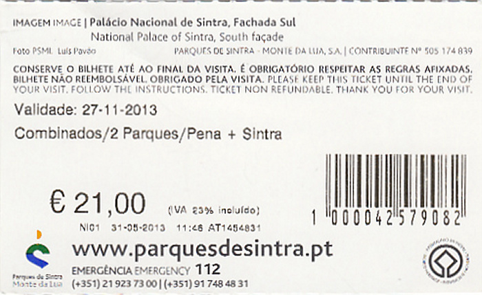 Palácio Nacional de Sintra / Parque da Pena, Palácio Nacional da Pena