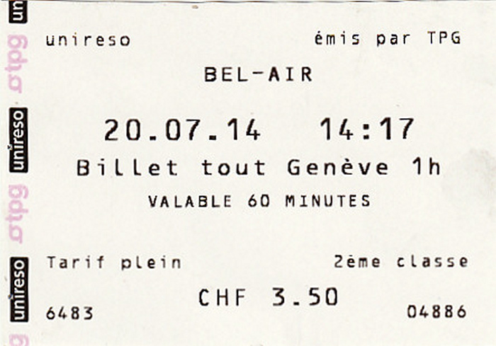 Busfahrkarte Genf - Saint-Julien-en-Genevois