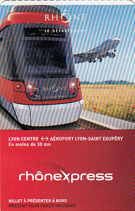 rhônexpress Aéroport Lyon Saint Exupéry - Gare de Lyon-Part-Dieu 22.7. / Gare de Lyon-Part-Dieu - Aéroport 23.7. Aéroport de Lyon-Saint-Exupéry