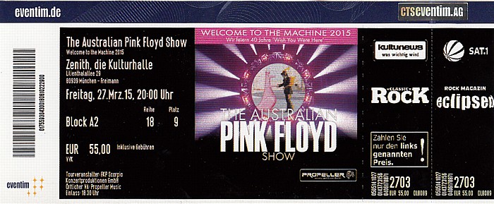 München Zenith: The Australian Pink Floyd Show Zenith Kulturhalle