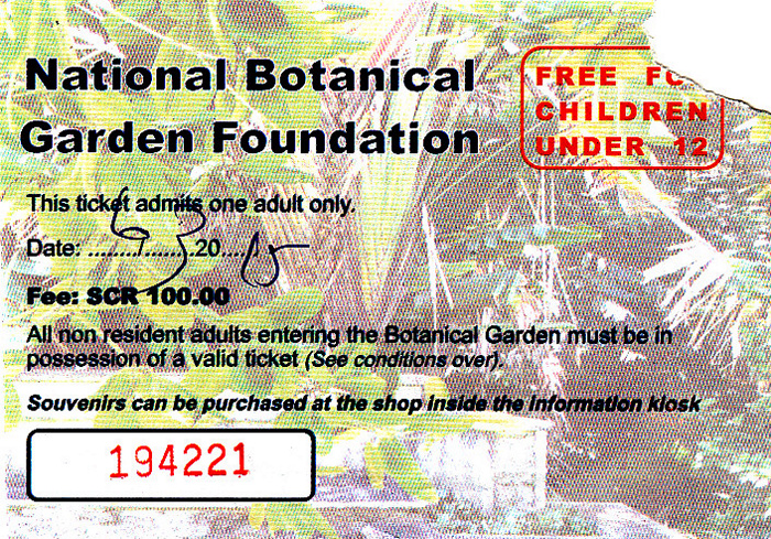 Victoria (Seychellen) Botanischer Garten Mont Fleuri Botanical Gardens