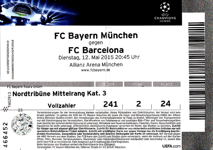 Allianz Arena: Champions League-Halbfinal-Rückspiel FC Bayern München - FC Barcelona