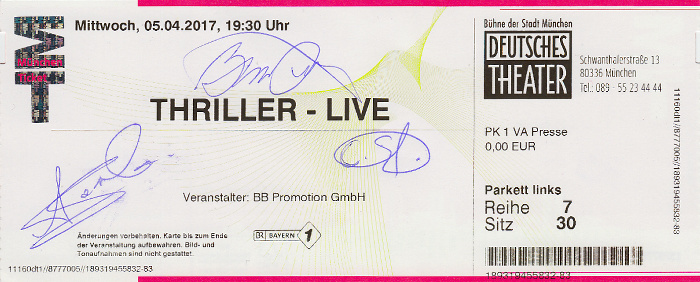 München Deutsches Theater: Thriller Live