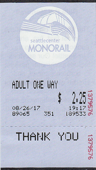 SeattleCenter Monorail Seattle Center Monorail