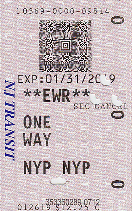 NJ Transit Newark Liberty International Airport - New York Penn Station