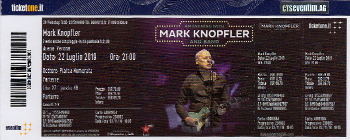 Arena di Verona: Mark Knopfler