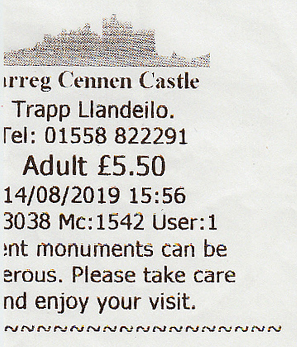 Brecon Beacons National Park Carreg Cennen Castle