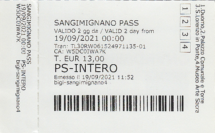 Sangimignano Pass: Chiesa di San Lorenzo al Ponte, Torre Grossa, Palazzo Comunale, Basilica collegiata di Santa Maria Assunta (Duomo di San Gimignano)