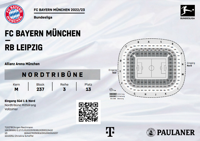 Allianz Arena: Bundesligaspiel FC Bayern München - RB Leipzig