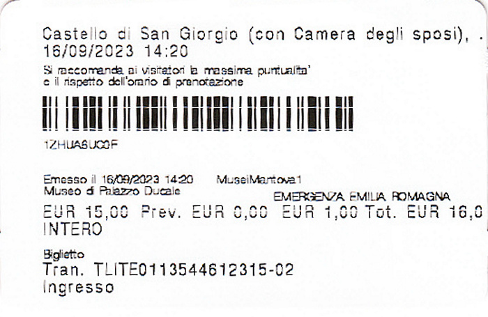 Mantua Castello di San Giorgio (+ Camera degli Sposi)