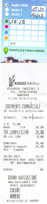 Mantua Schifffahrt Mincio